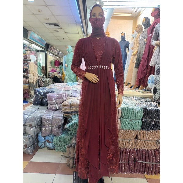 REALPICT GAMIS NAYLA DRES/GAMIS MUTIARA MEWAH/GAMIS KONDANGAN/GAMIS PESTA