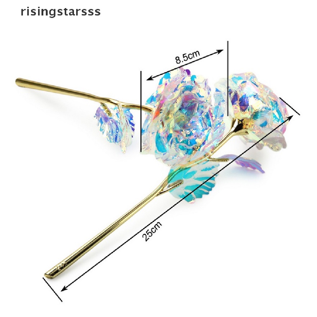 Rsid Span-new Valene's Day Creative Aluminium Foil Rose Gold Lasg Eternal Love Wedding Jelly