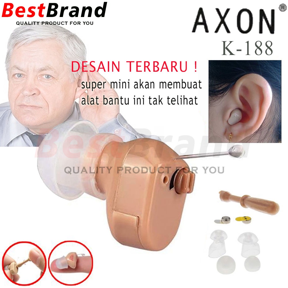 AXON Alat Bantu Pendengaran Mini Alat dengar K-188 K 188 K188