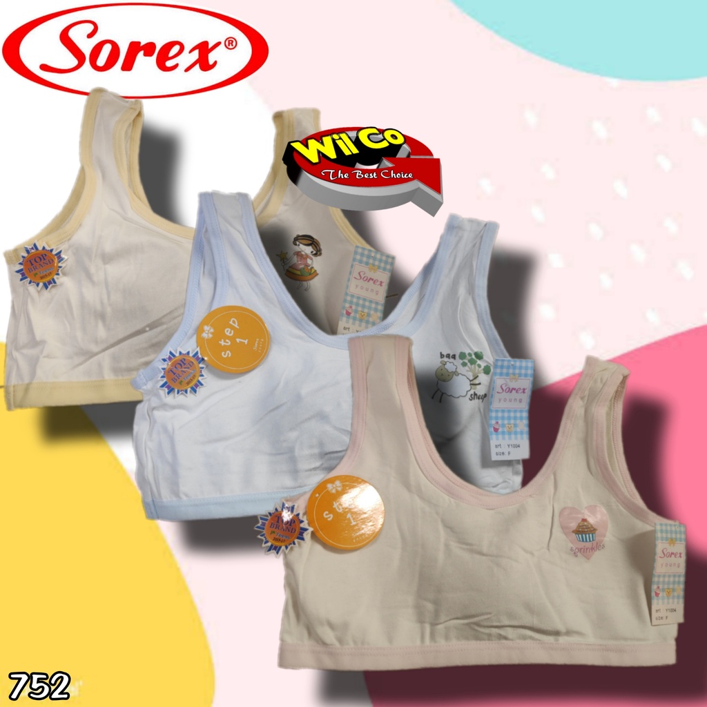 K752 - [Harga Per 1 Pcs] MINISET ANAK WANITA PAKAIAN DALAM ANAK SOREX STEP 1 FREE SIZE