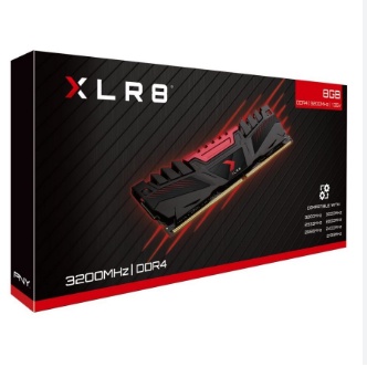 Ram PC PNY XLR8 Ddr4 8GB (1x8GB) PC25600 3200Mhz LONGDIMM Memory