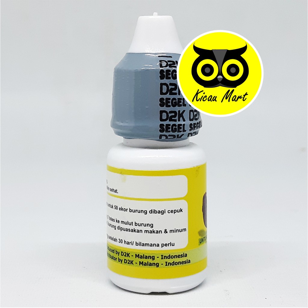 OBAT BURUNG MURAI LOVEBIRD CACING D2K ATASI CACINGAN KURUS NYILET BULU KUSAM NGEMBANG OBTBD4K