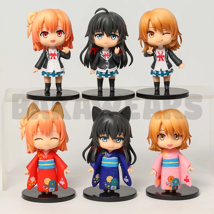 Action Figure SNAFU Oregairu Girls : Cute Kawaii Version - Yukino, Yui, Iroha