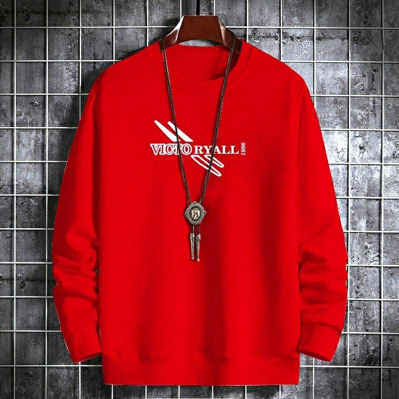 sweater crewneck pria VICTO RYALL terbaru/basic pria wanita kualitas distro