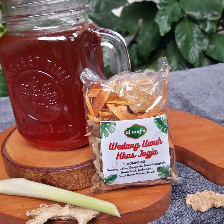 

팝 (10 BUNGKUS) Wedang Uwuh Komplit Gula Batu Jahe Khas Jogja Al Wafa Miliki