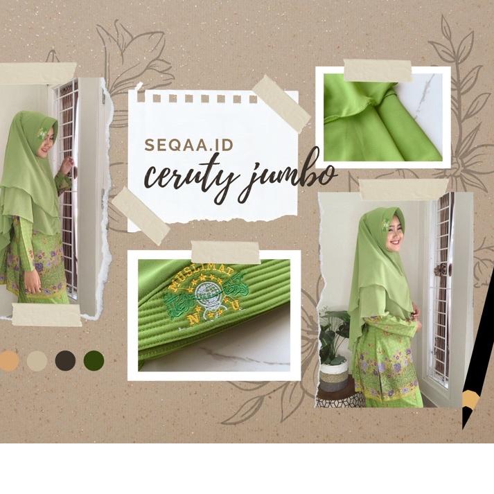 JILBAB MUSLIMAT NU CERUTY JUMBO ARMANI