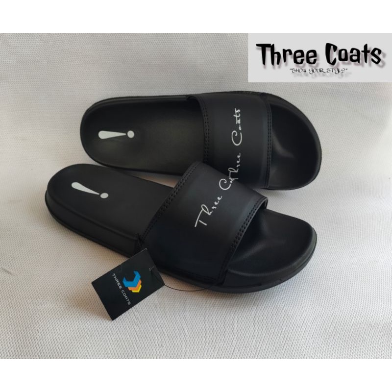 SANDAL SLIDE PRIA DAN WANITA THREE COATS ZIGZAG ORIGINAL //SENDAL SLOP THREE COATS PRIA DAN WANITA