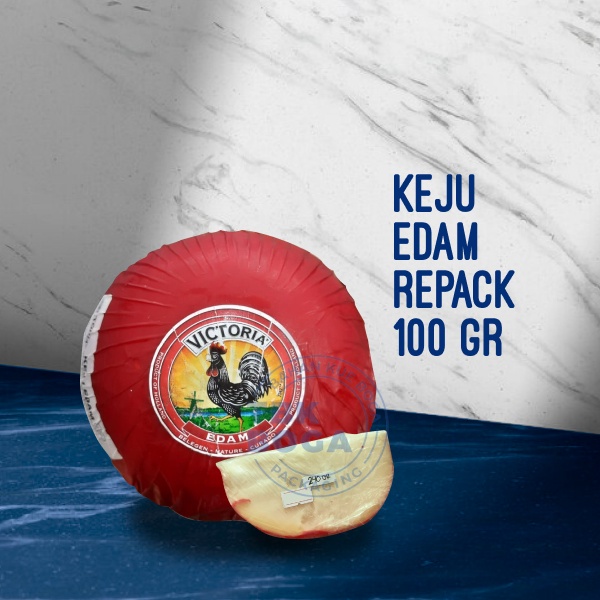 

Keju Edam Tua ( 100 gr ) Victoria Ayam Repack Bola Potong