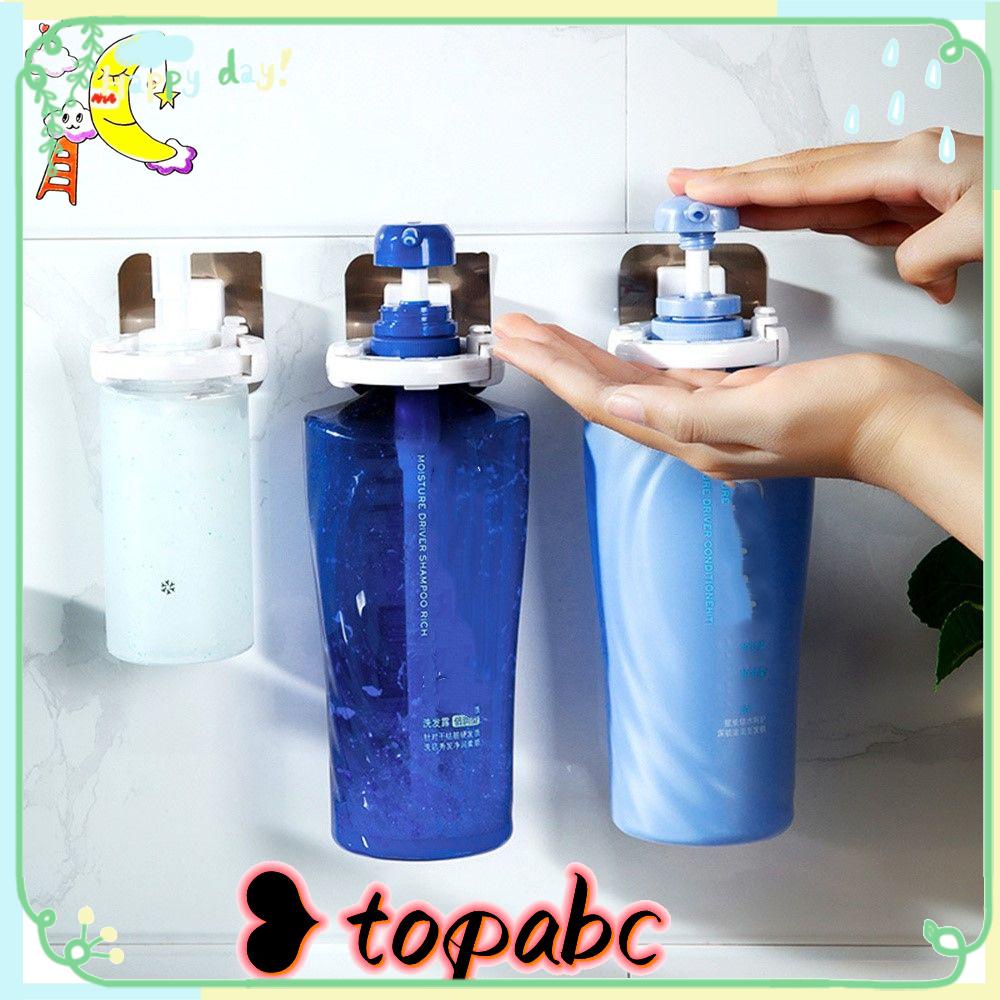 Top Tempat Shampoo Holder Kamar Mandi Organizer Perekat Diri Bebas Pukulan Sabun Cair Shower Gel Gantungan