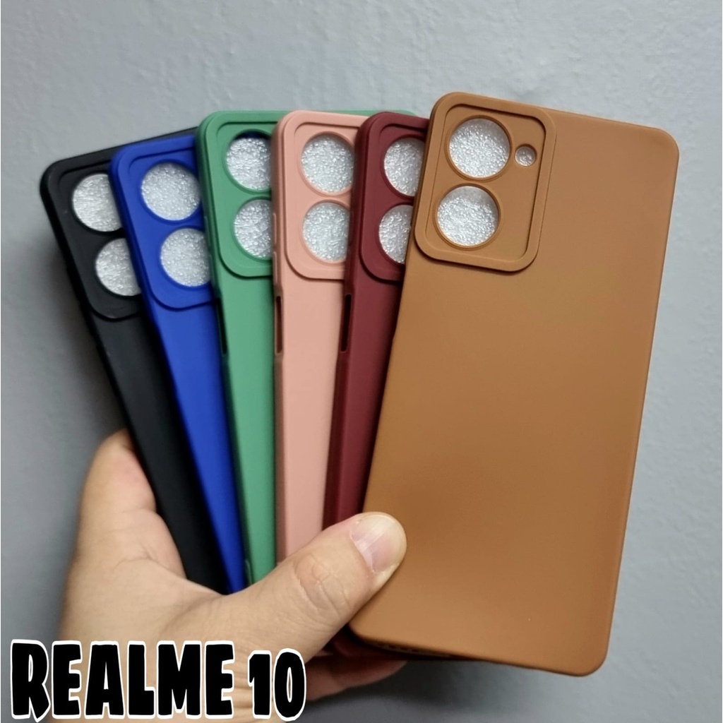 CASE REALME 10 4G C33 C35 NARZO 50A PRIME SOFTCASE SLIM WARNA MATTE PREMIUM CASING