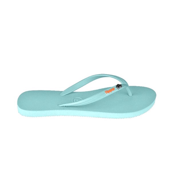 Sandal Fipper Glitter Blue Morning Orange Original