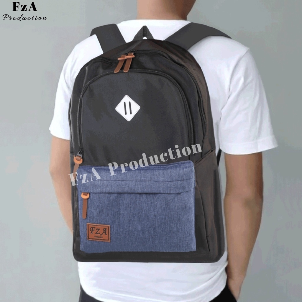 FzA Official - Tas Ransel Gendong Laptop Distro Sekolah Kuliah Pria Wanita Backpack Murah Original Tas Punggung Laptop -  BBDTP