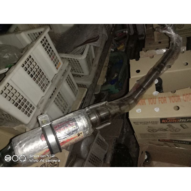 knalpot gasstrack blade,jupiter z helmi hendra