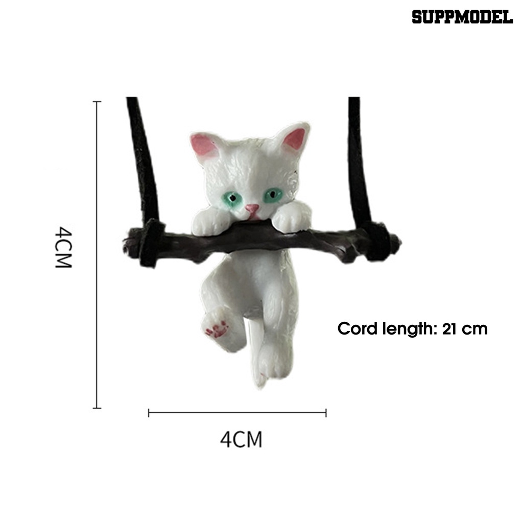 [Auto] Liontin Mobil Desain Kartun Tidak Mudah Luntur Ramah Lingkungan Kuat Ketangguhan Pengerjaan Halus Dekorasi Langsung Gantung Kreatif Lucu Cabang Kucing Spion Liontin Untuk Hadiah