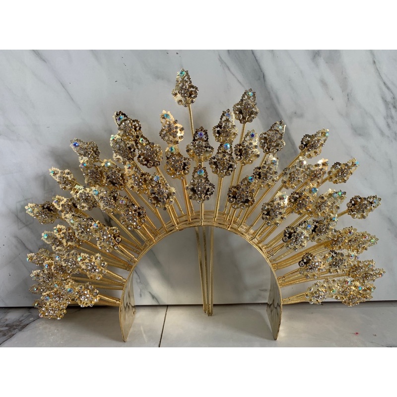 bando pengantin/suntiang Padang/bando Bugis/mahkota padang