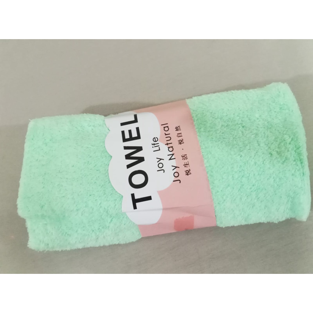 (FO)Handuk Mandi Microfiber Bulu Premium 35 x 75 cm Handuk Muka Super Nyerap Air Tebal