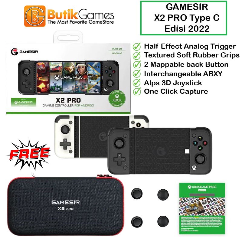 GameSir X2 Pro Type C Xbox Android Mobile Game Controller