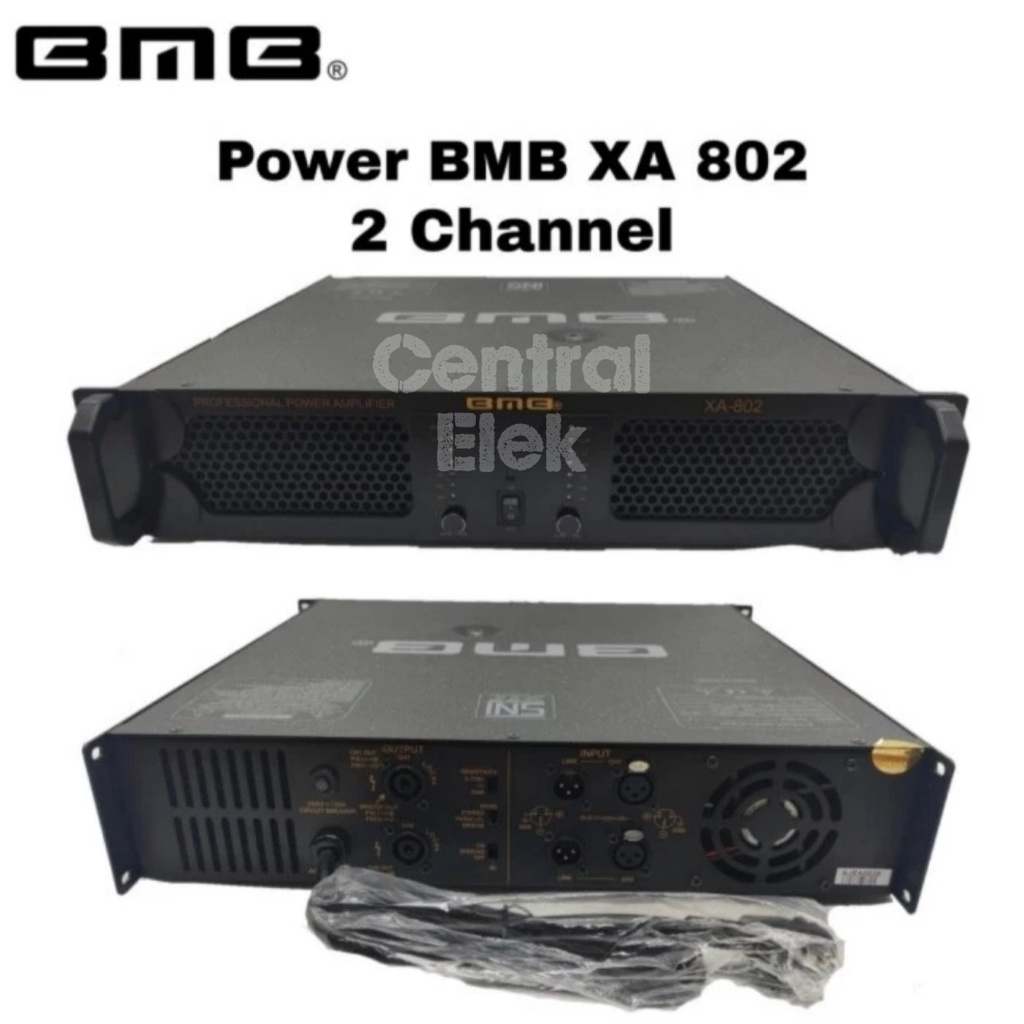 power amplifier bmb xa802 bmb xa-802 bmb xa 802 original 2 channel