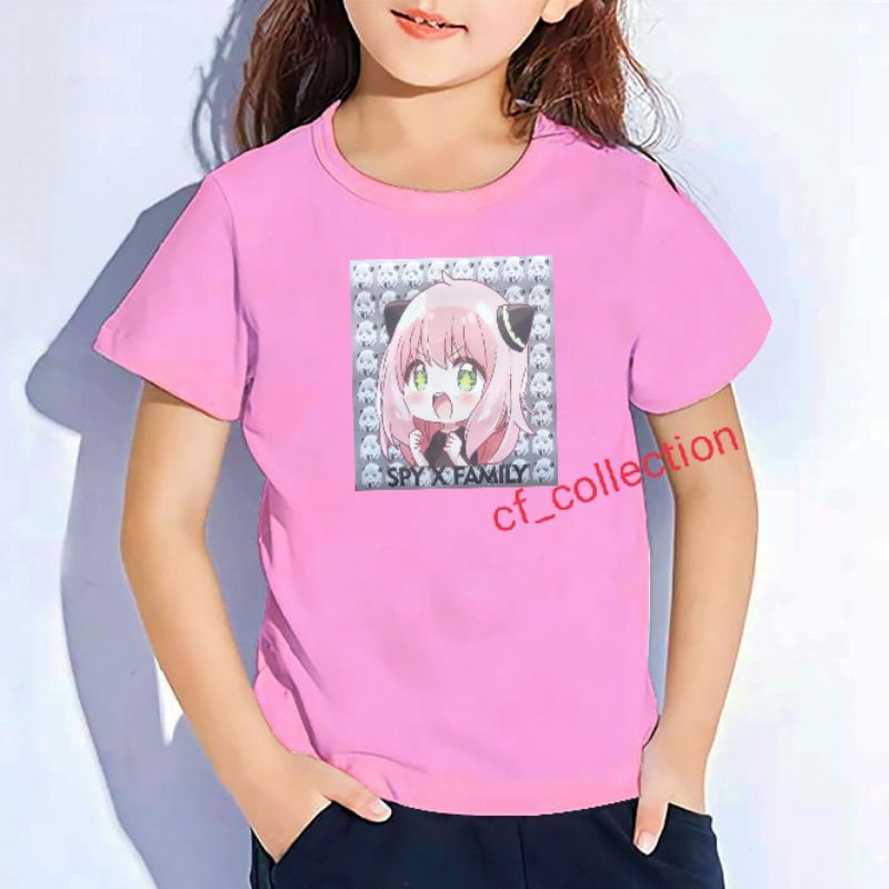 KAOS ANAK PEREMPUAN GAMBAR DTF PRESS 1 10 TAHUN