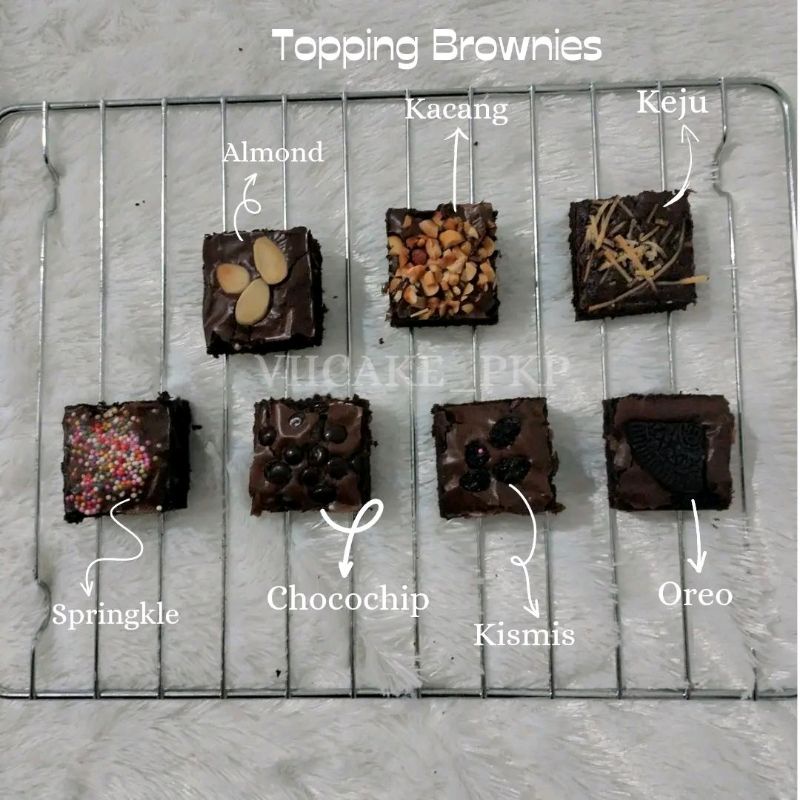 

brownies Fudgy setengah loyang