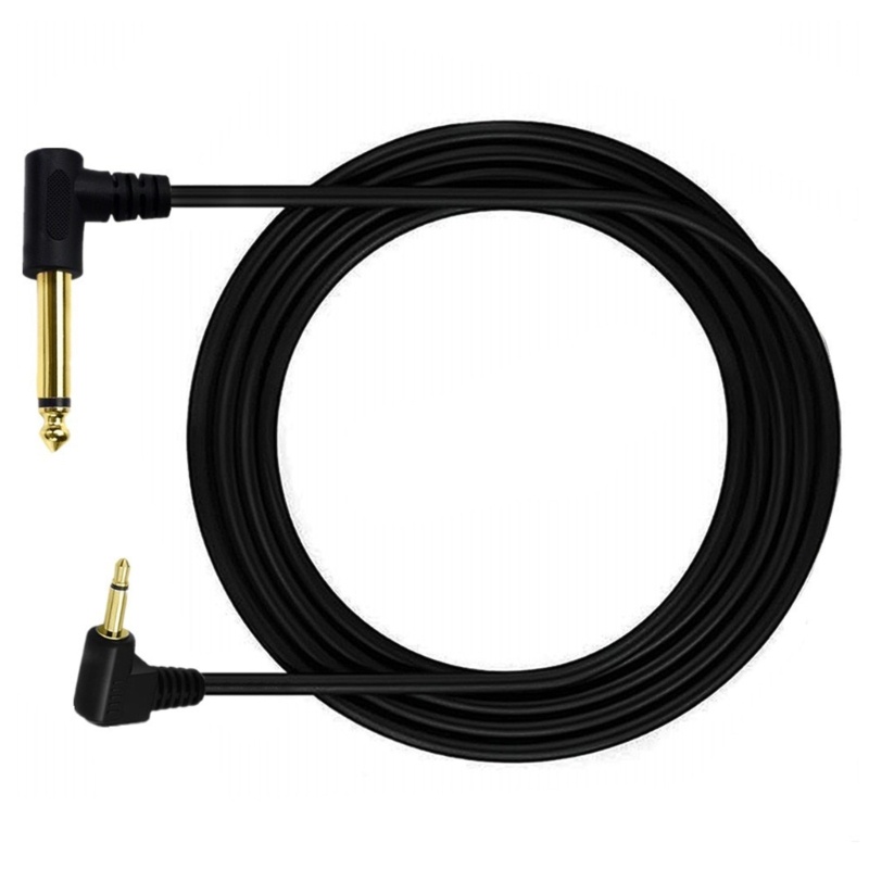 Zzz Kabel Adaptor Mono Profesional 6.35mm 1per4in Ke 3.5mm 1per8 TS Untuk Perangkat