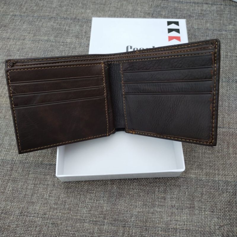 Cod dompet Asli Full Kulit Sapi asli 07 koffe