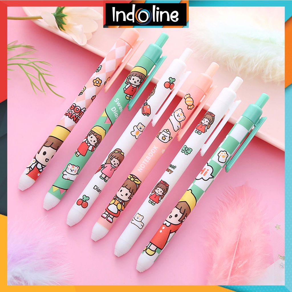 

✔️ Pulpen Gel Motif Cartoon Pulpen Pelajar Dan Kantor Pena Lucu Motif Boneka Lucu Import COD