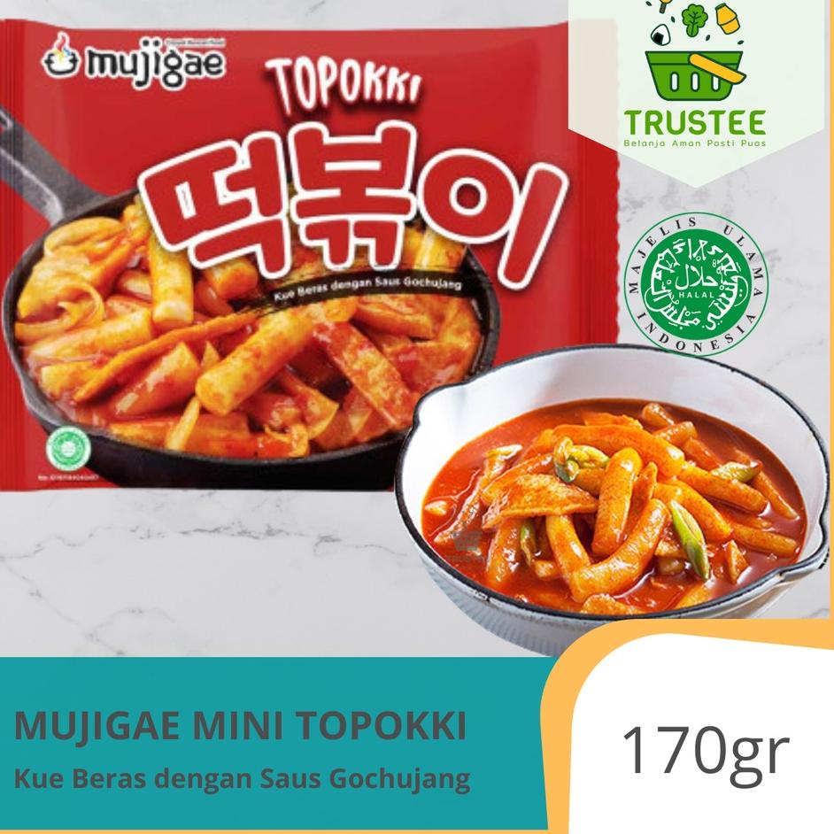 

ダ Mujigae Topokki Halal 170 gr / Tteokbokki Instan / Tokpoki / Topoki / Makanan Korea Instan ㅪ