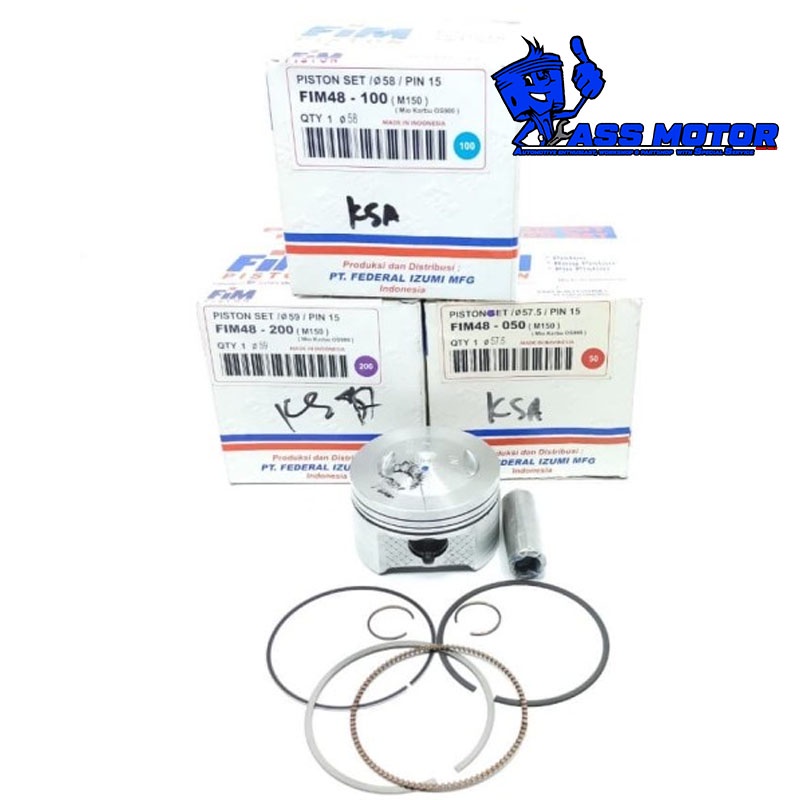 PISTON MIO FIM XB PISTON KIT FIM 48 MIO XB