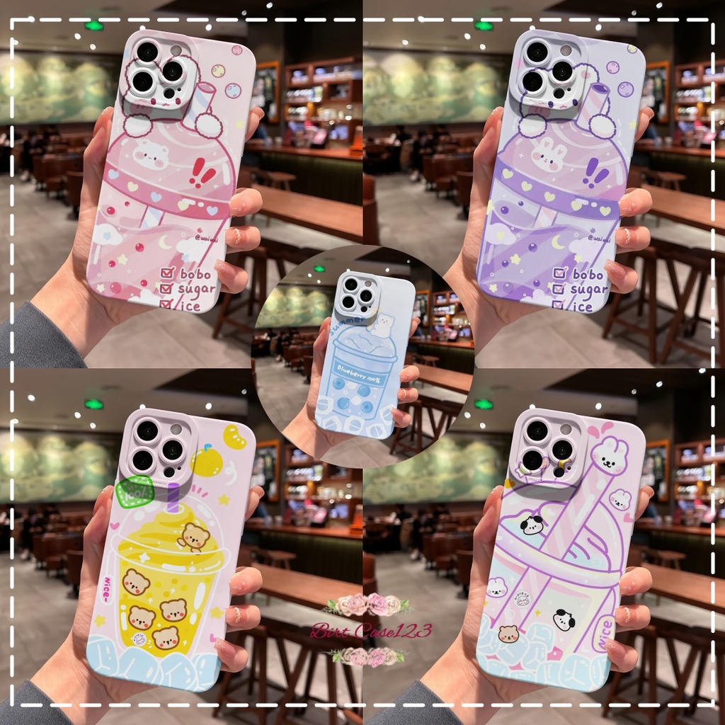 CUSTOM CASE SOFTCASE SILIKON PROCAMERA BOBO DRINK CUSTOM OPPO REALME VIVO XIAOMI SAMSUNG INFINIX IPHONE FOR ALL TYPE BC6851