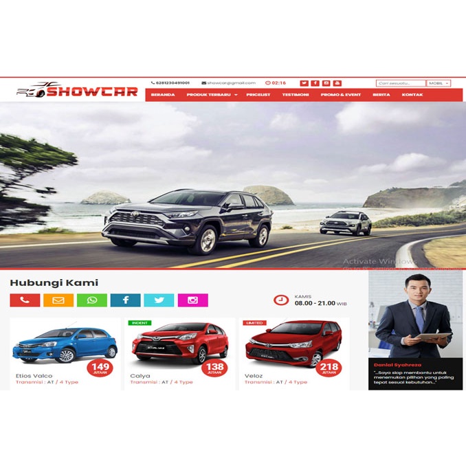 Website Sales Dealer Mobil – Dealer Motor Siap Pakai - ShowCar