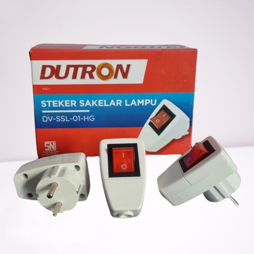 Dutron Steker Arde Saklar On Off HG DV SSL 01 HG Steker Saklar Lampu