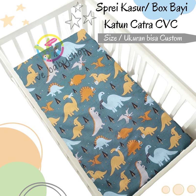 Sprei kasur bayi baby bed sheet sprei bayi request ukuran &amp; motif