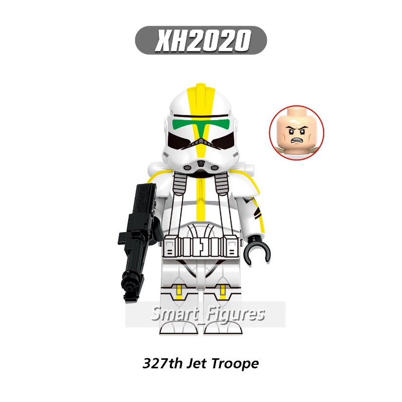 Star Wars Minifigures Commander Ganch ARC Trooper Seven Dredd Alpha 212th Jet Trooper Mainan Hadiah Angka Mini X0350