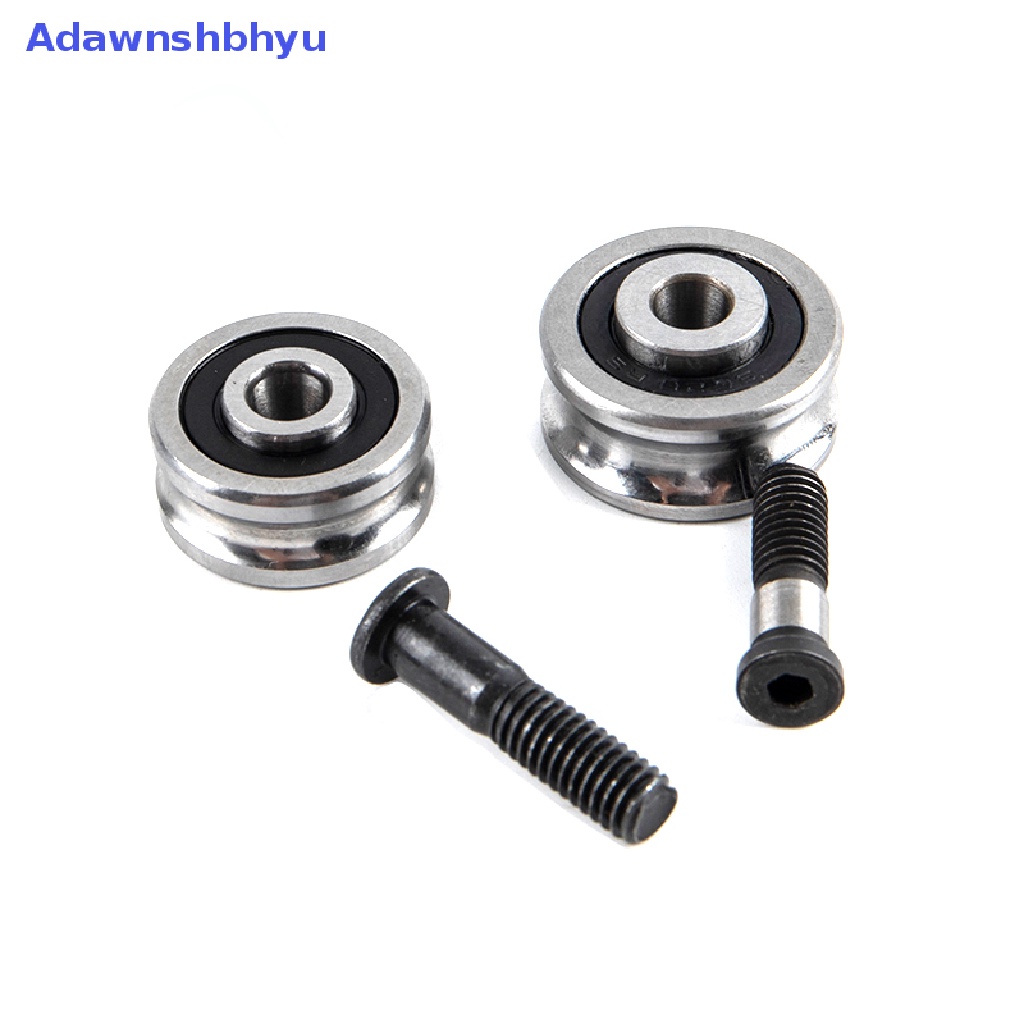 Adhyu SG15 SG20 SG25 SG66+M5 M6 M8 Screw Steel Pulley Ball Bearings Track Guide Roller ID