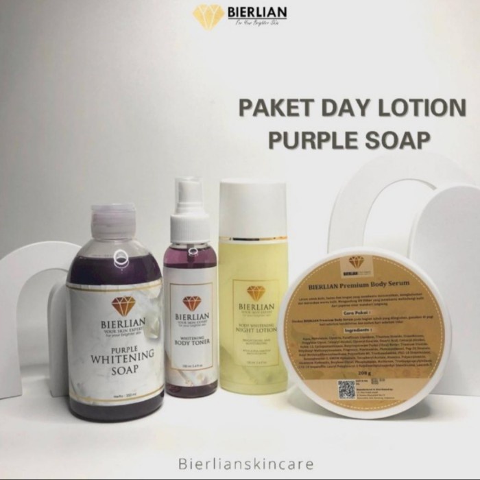 Paket Body Serum Hb Extra + Sabun Ungu Original 100% Bpom