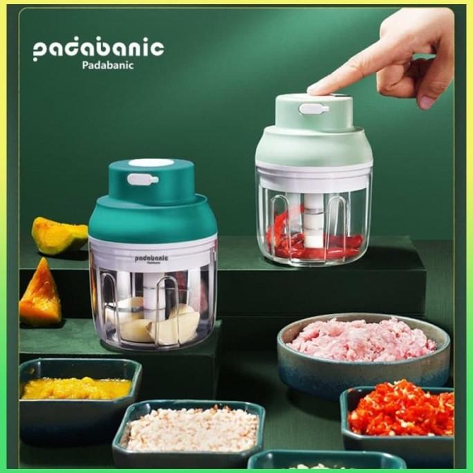 PADABANIC Blender Daging Mini Elektrik Blender Bumbu Dapur Mini Serba