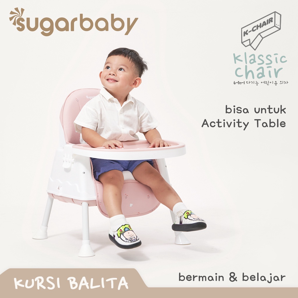 Sugar Baby Klassic Chair 6 IN 1 Multifunction High Chair / Kursi Makan Sugar Baby K Chair