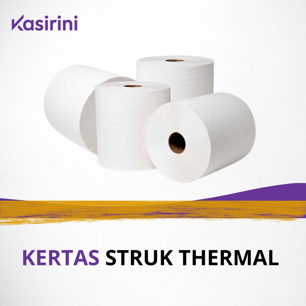 

10 ROLL KERTAS STRUK THERMAL PAPER ROLL 57x40 58x40 PRINTER BLUETHOOTH 58MM