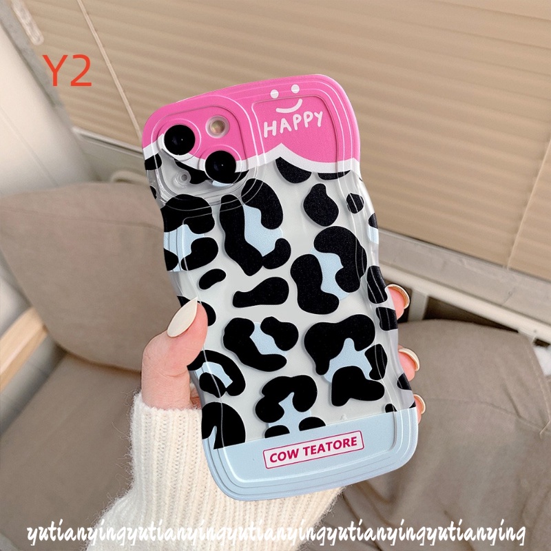 REDMI Motif Sapi Leopard Untuk Redmi9 10 10A A1 A1+10C 9T 9A 9C Note9 8 10 11 10s 10Pro 9Pro Note 11Pro+9s 11s Mi 11T Pro POCO M3 X3 NFC Pro Wavy Edge Denim Pattern Splicing Sarung Soft Cover