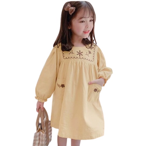 Zahra Dress Anak Perempuan Sahna Bahan Katun | Pakaian Anak Lucu Umur 1-6 Tahun