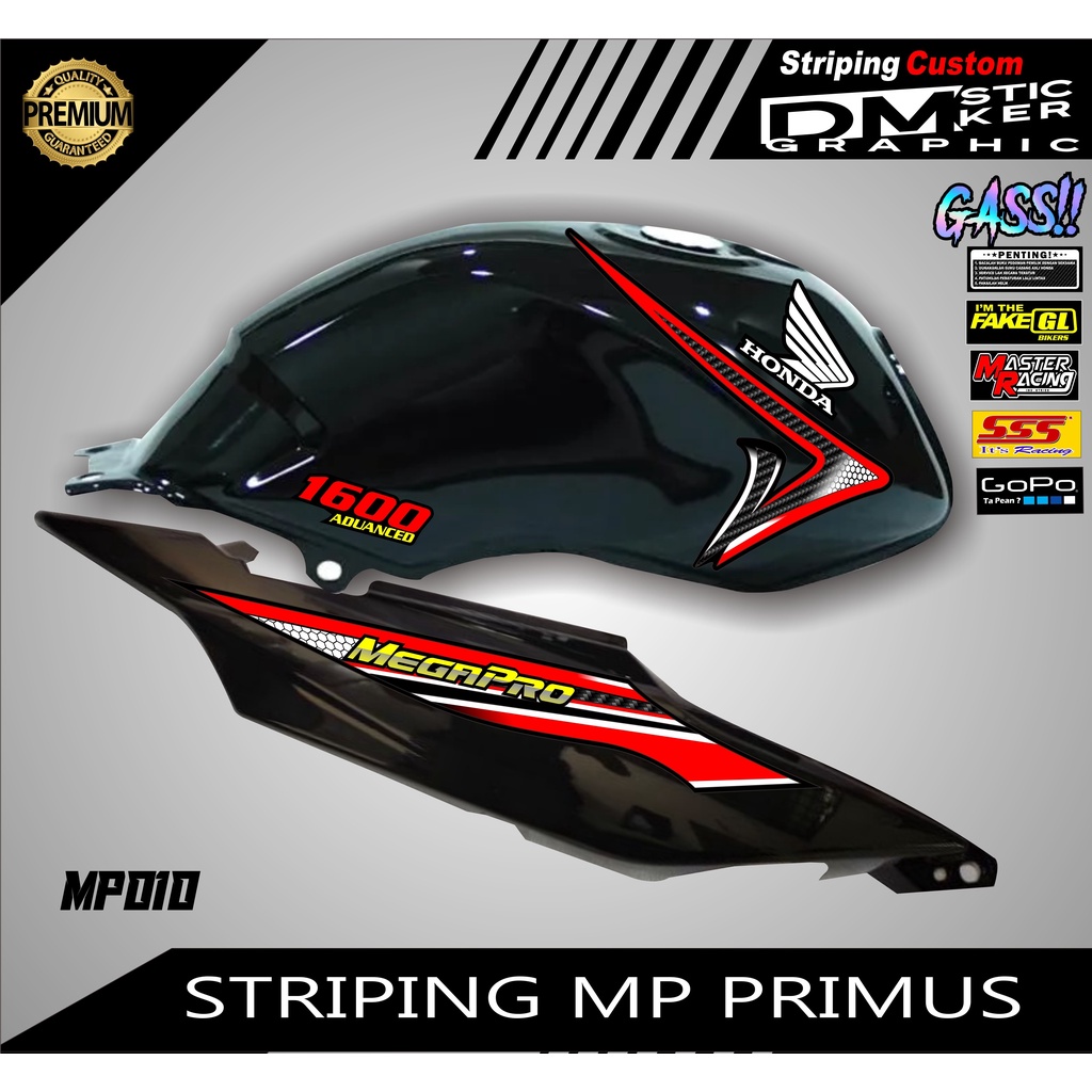 STRIPING MEGAPRO PRIMUS HOLOGRAM MURAH