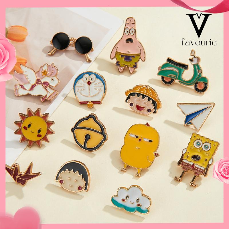 CODBros Peniti Premium Lucu Cute Pin Brooch Pin Bros Acrylic Akrilic Korean Style Cute Import  Pin Tas Lucu-FA