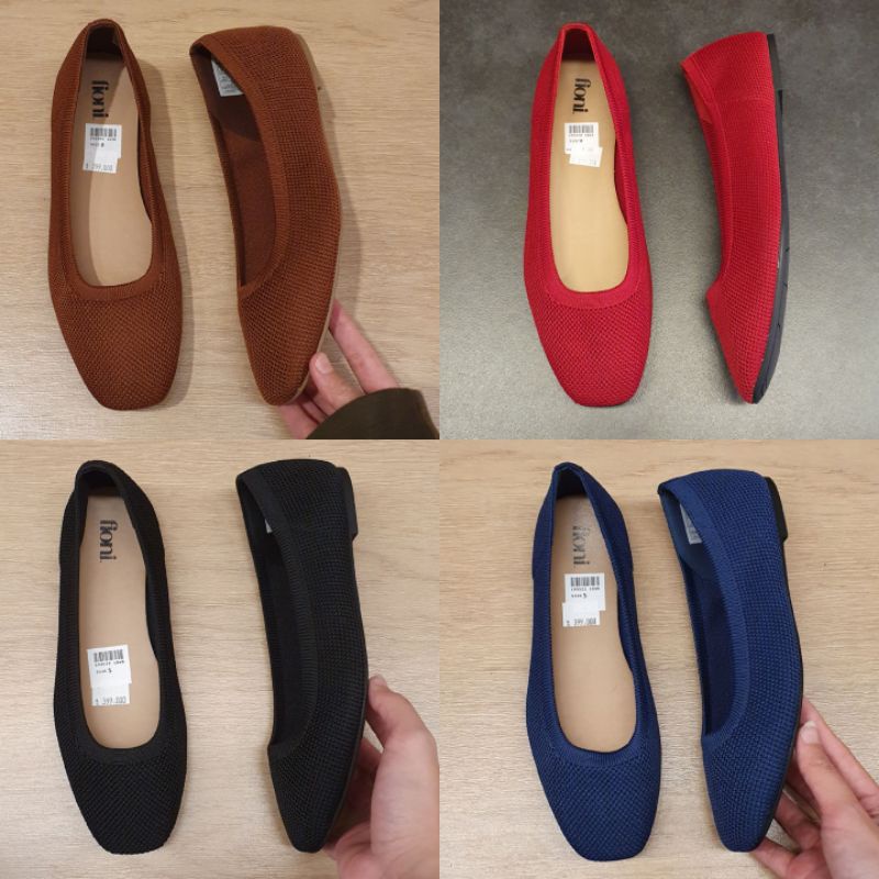 Jastip Termurah Payless by Goddes Sepatu Teplek Flatshoes Rajut Knit Fioni