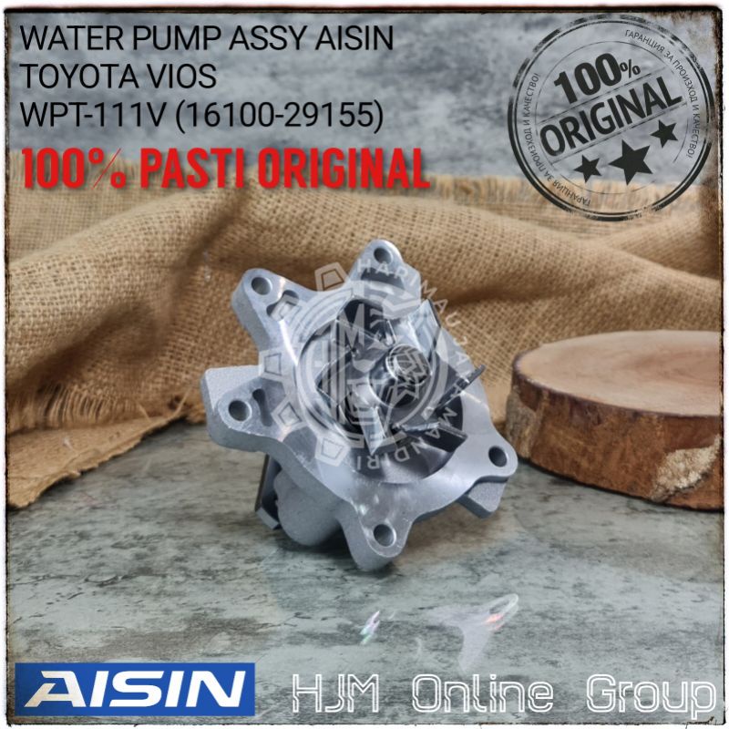 WATER PUMP TOYOTA VIOS LIMO YARIS AISIN JAPAN ORIGINAL WPT-111V