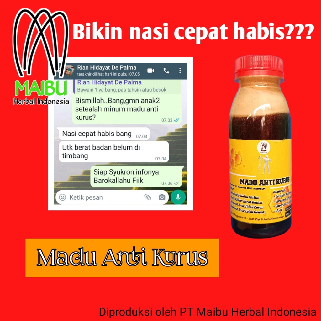 

MADU ANTI KURUS