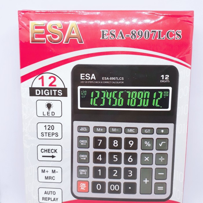 

LIMITED EDITION kalkulator dagang led esa 8907