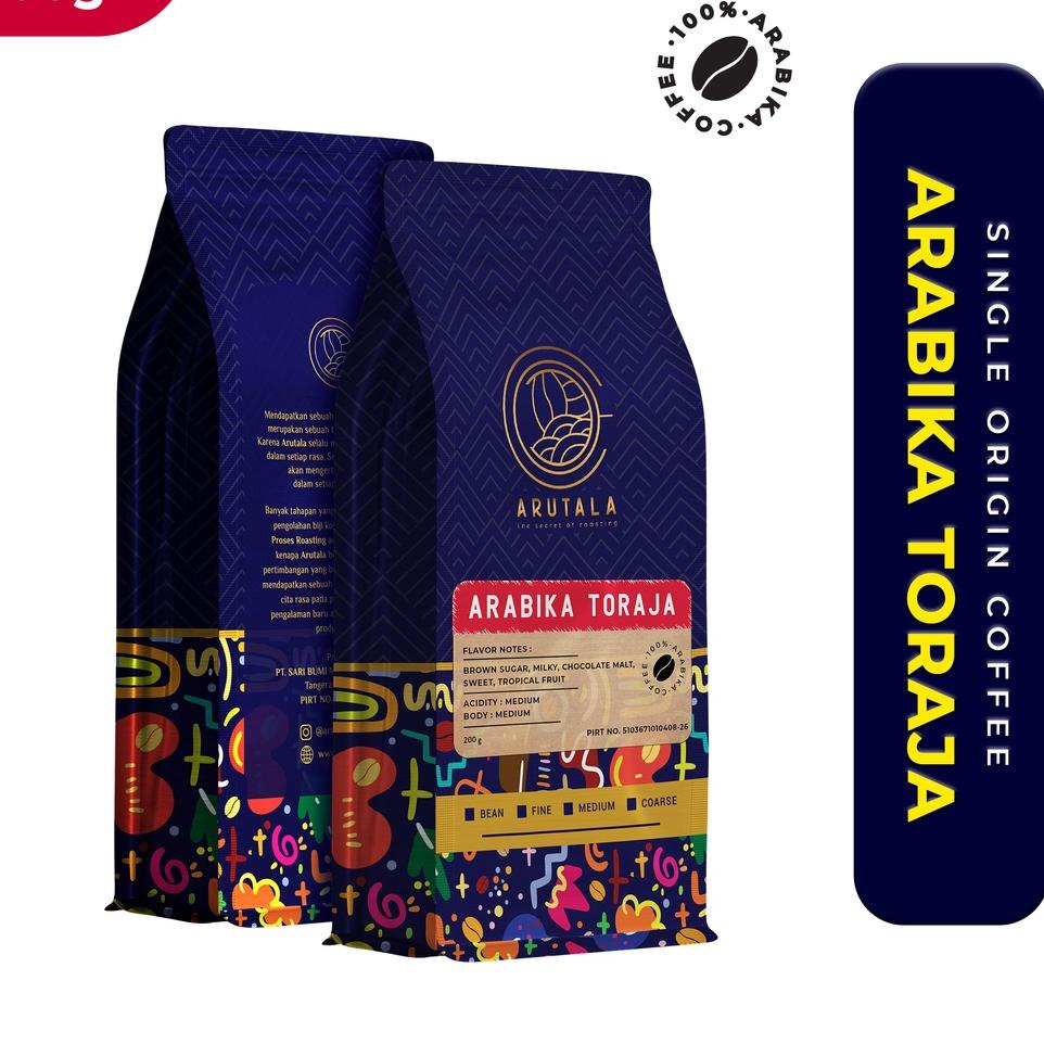 

Fresh ARUTALA Kopi Arabika Toraja Sapan 200 gram ..,,.,,.,