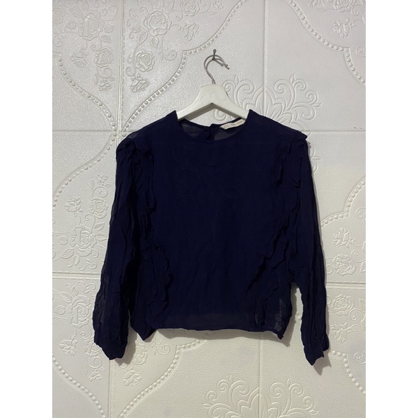 zara blouse preloved