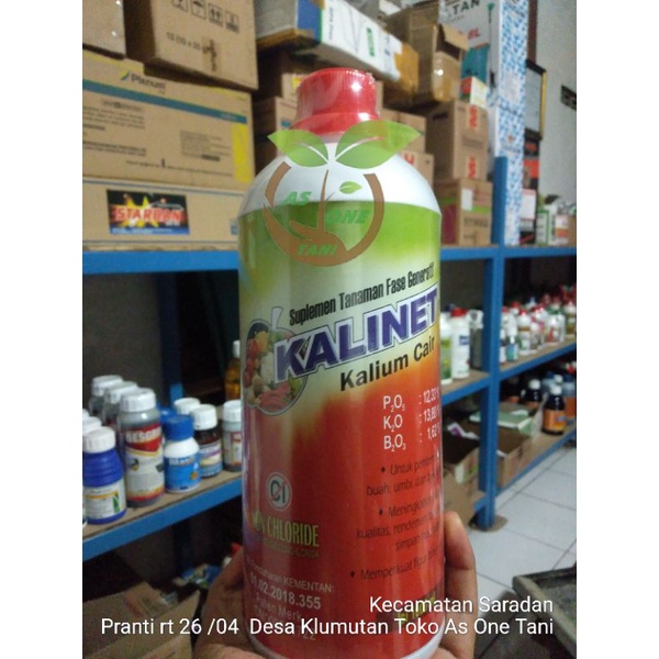 Pupuk Kalium cair Kalinet 1 L